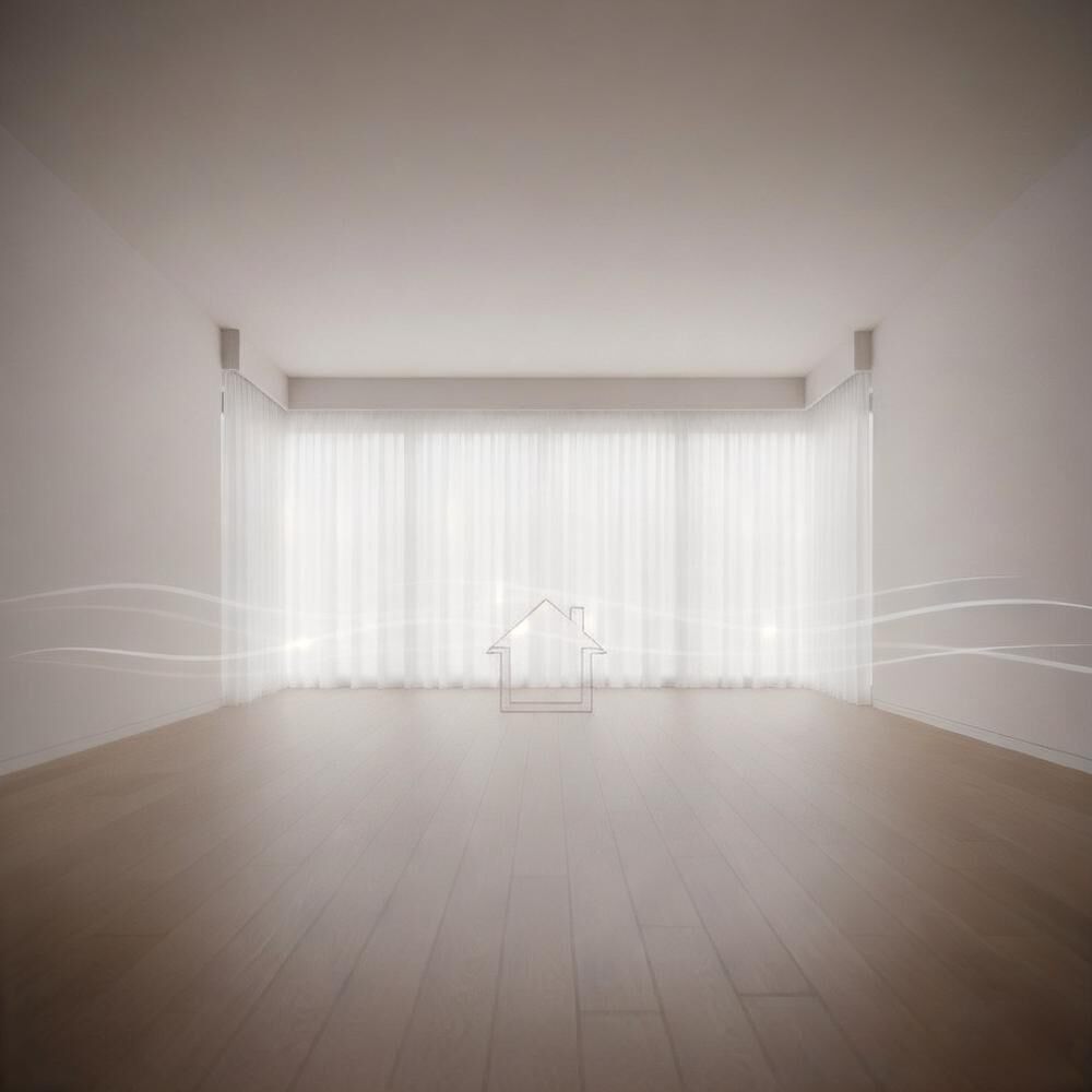 Een woningontruiming is pas echt voltooid als de ruimte volledig klaar is voor de overdracht. Deze lege woonkamer is het visuele bewijs van onze belofte: Wij leveren 100% bezemschoon op.